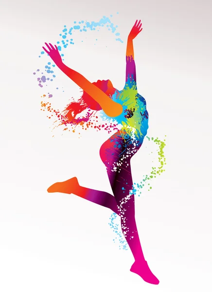silueta de baile